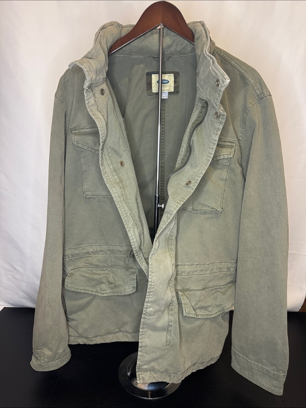 Old Navy Men's Military Field Jacket in Olive xxl Mens. Amazing